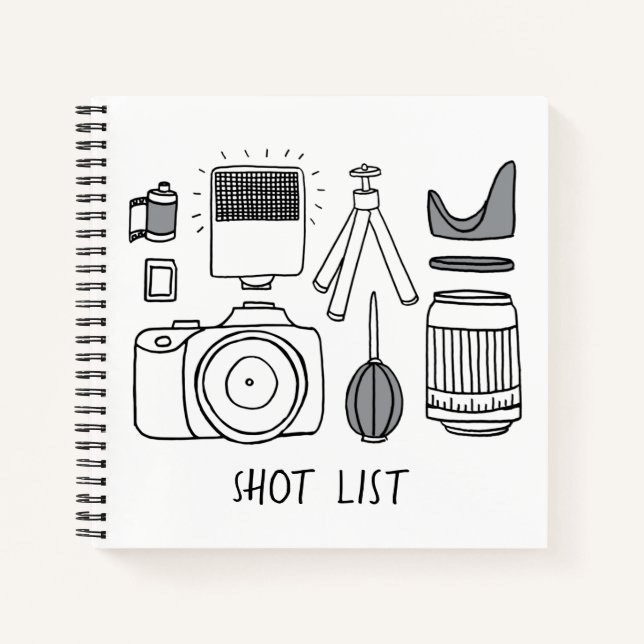 Carnet Ordinateur portable photographe (Devant)