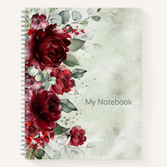 Carnet Ordinateur portable Red Peony Epiphany (Devant)