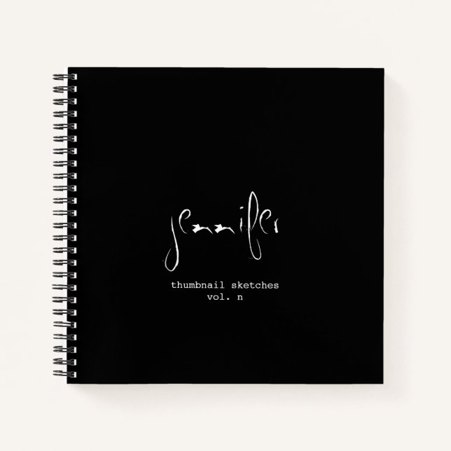 Carnet Ordinateur portable simple personnalisé de miniatu (Devant)