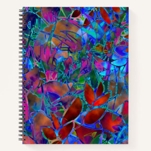 Carnet Ordinateur portable spiral Abstrait en verre