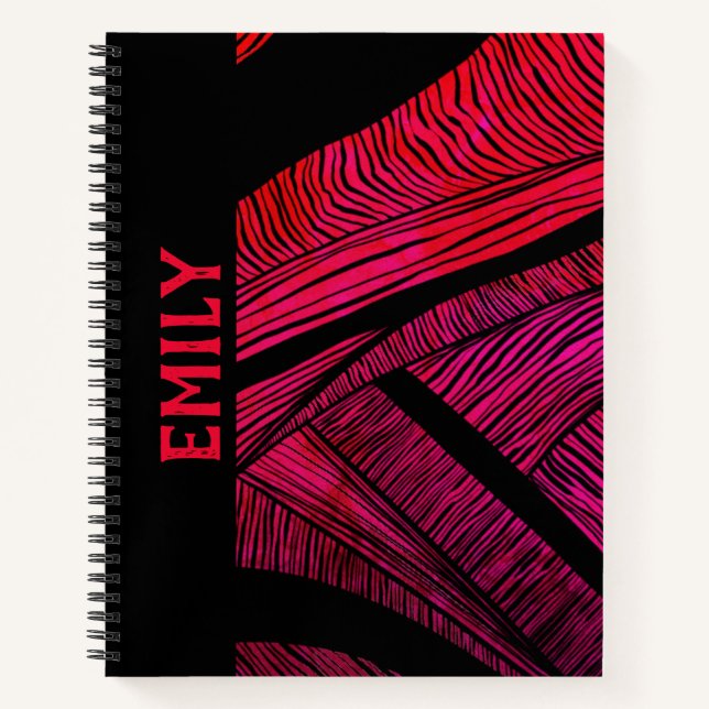 Carnet Ordinateur portable Spiral Fusion d'onde personnal (Devant)