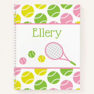 Carnet Ordinateur portable Spiral Personnalisé Preppy Te