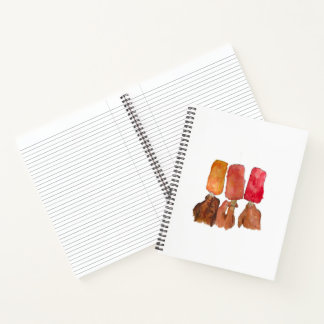 Carnet Ordinateur portable Spiral "Popsicles"