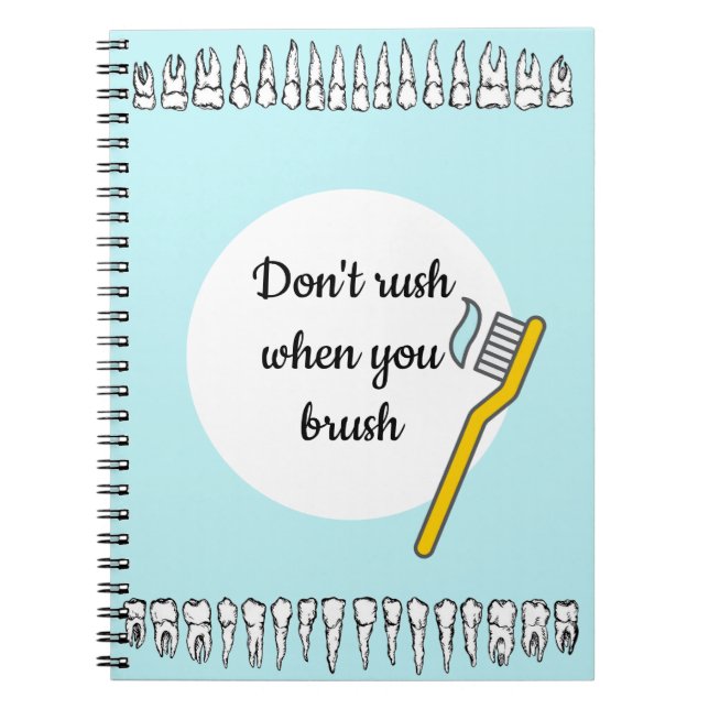 Carnet Ordinateur portable Spiral pour dentistes (Devant)