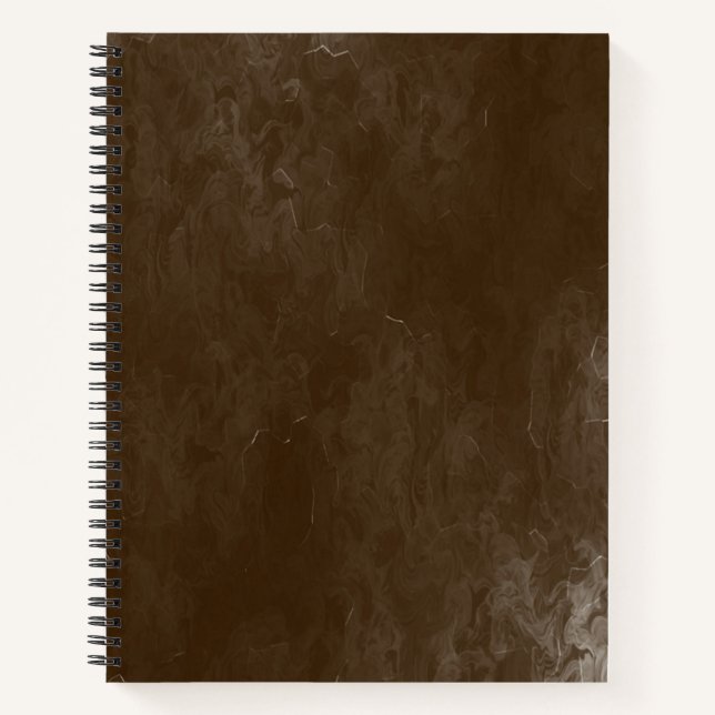 Carnet Ordinateur portable spiral Smoke (Bronze)™ (Devant)