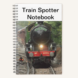 Carnet Ordinateur portable Spiral Spotter Train