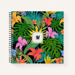 Carnet Ordinateur portable Tropical Floral Jungle