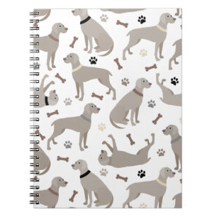 Carnet Ordinateur portable Weimaraner Bones and Paws
