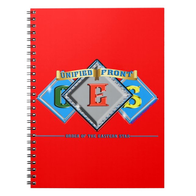 Carnet Ordre de l'étoile orientale OES (Devant)