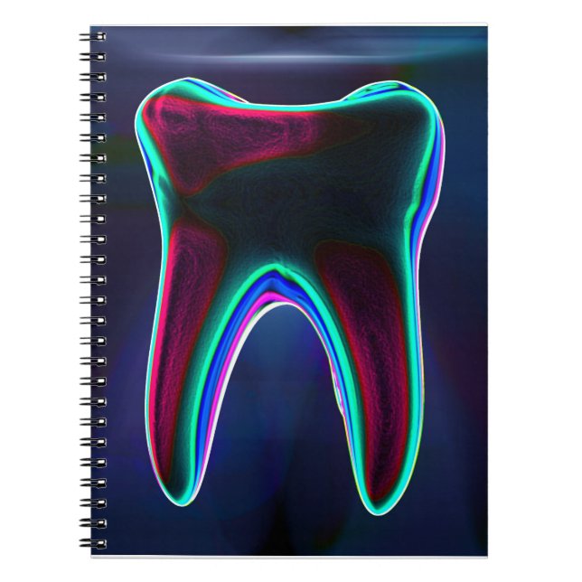 Carnet Orthodontiste dentiste dentaire bleu (Devant)