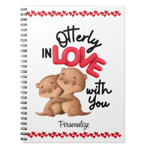Carnet Otterly in Love with You ! - Bonne Saint Valentin