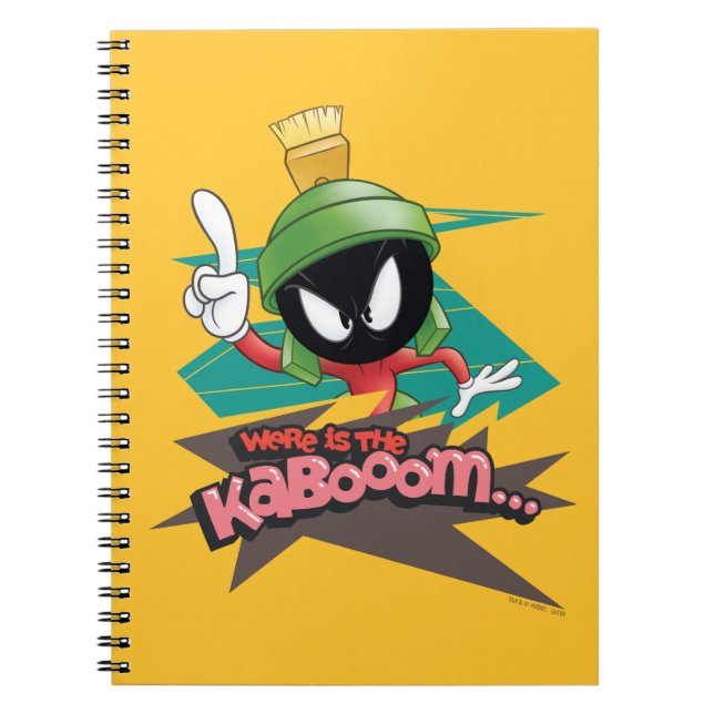Carnet "Où est le Kabooom" Points MARVIN MARTIAN™ (Devant)