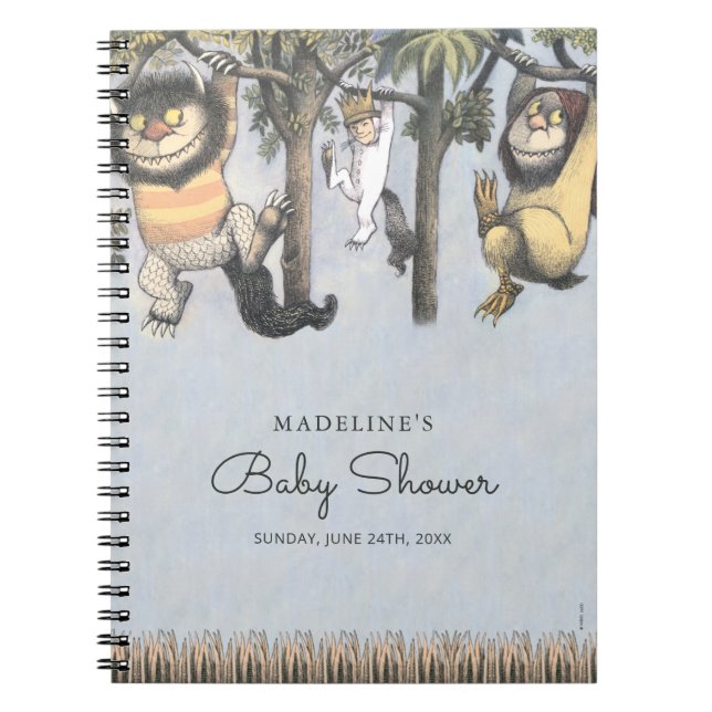 Carnet Où les choses sauvages sont Baby showers (Devant)