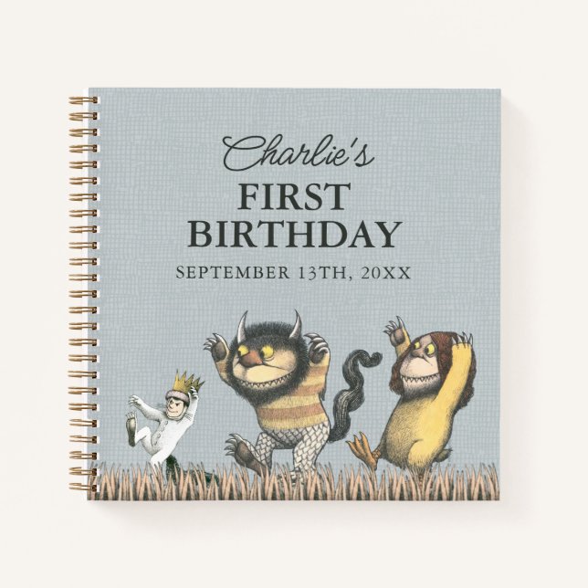 Carnet Où les choses sauvages sont premier anniversaire (Devant)