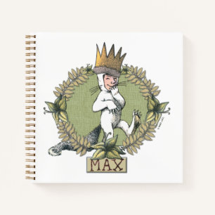 Carnet Où sont les bêtes sauvages Badge Max