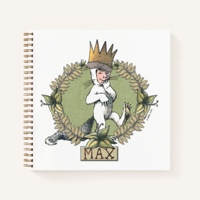 Carnet Où sont les choses sauvages | Insigne max. (Devant)