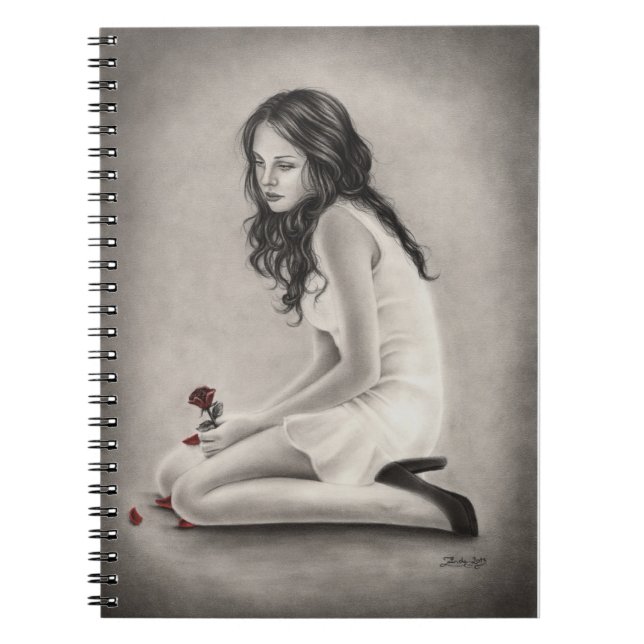 Carnet oublié de roses (Devant)