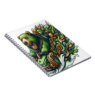 Carnet Ours Animés à bord d'une voiture verte
