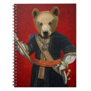 Carnet Ours dans des robes longues bleues 3