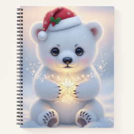 Carnet Ours de Noël magique