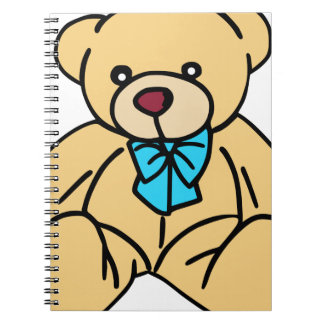 Carnet Ours de nounours traditionnel brun clair