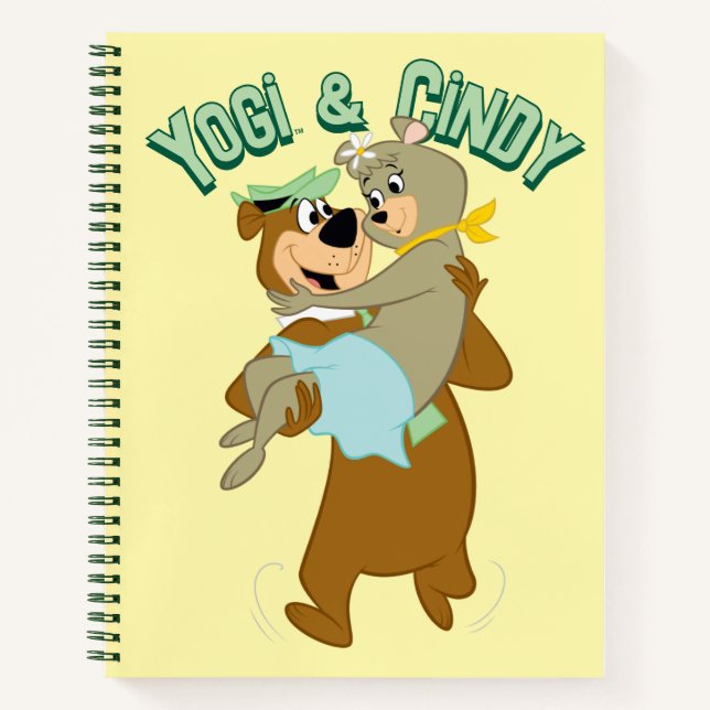 Carnet Ours de Yogi portant un ours de Cindy (Devant)