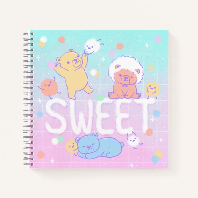 Carnet Ours doux avec monstres en luffy (Devant)