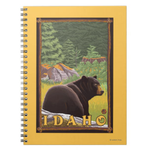 Carnet Ours noir dans la forêt - Idaho