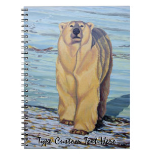 Carnet Ours Polaire Carnet d'art Ours Personnalisé