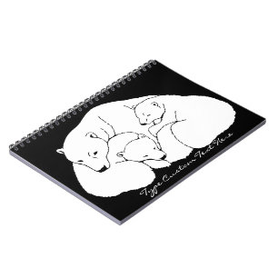 Carnet Ours Polaire Livre d'Art Ours Personnalisé