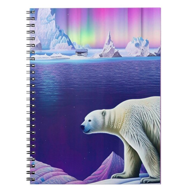 Carnet Ours polaire sur glace (Devant)