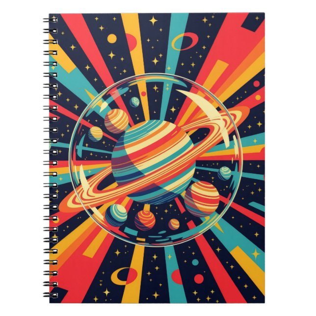 Carnet Out of this World Ringed Planets  (Devant)