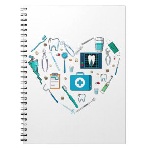 Carnet Outil dentaire amusant Coeur