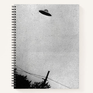 Carnet OVNI Extraterrestre Alien Vaisseau Spatial Top Sec