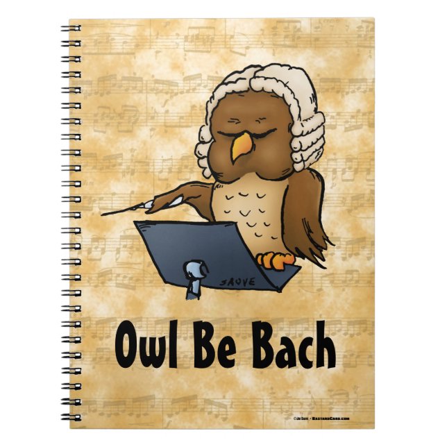Carnet Owl Be Bach (Devant)