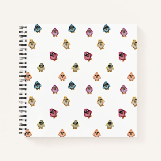 Carnet Owl Party - Motif (Devant)