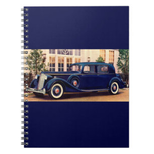 Carnet Packard bleu 1936