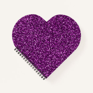 Carnet Paillette Violet de Minuit