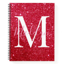 paillettes rouge monogramme nom féminin