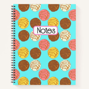Carnet Pain sucré mexicain Pan Dulce Conchas