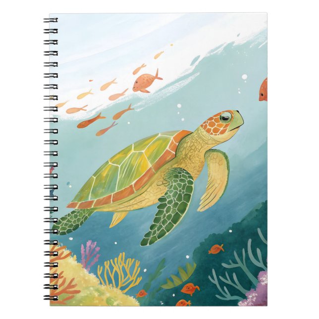 Carnet Painting Turtle (Devant)