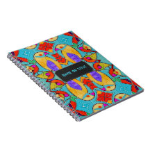 Paire d'Inséparables tropicaux - Verre coloré nom 