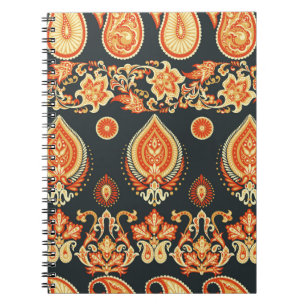 Carnet Paisley Floral : Oriental Ethnic Seamless