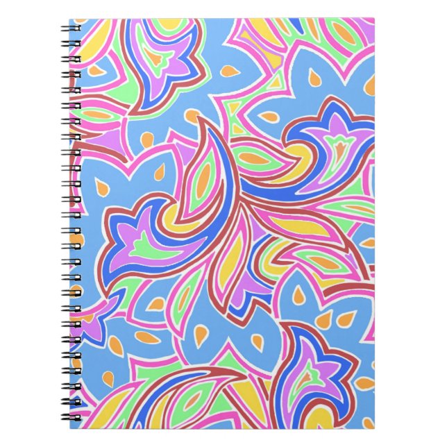 Carnet Paisley Multi (Devant)