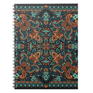 Carnet Paisley vintage ornement Bandana, foulard à col de
