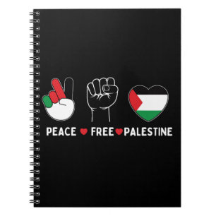 Carnet paix amour palestine -liberté pour les palestinien