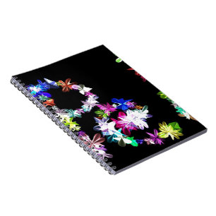 Carnet PAIX en fleurs Art Imprimer