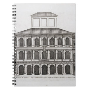 Carnet Palazzo Barberini sur le Quirinale, fini 1630,