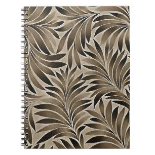 Carnet Palette Ardoise Grise aux Feuilles Fumées
