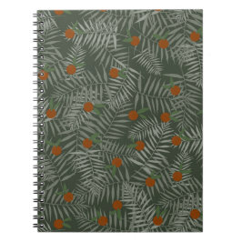 Carnet Palm Feuilles & Oranges